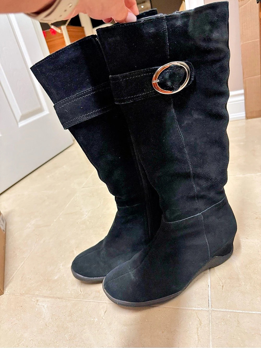 Women's Black Over-the-Knee Boots